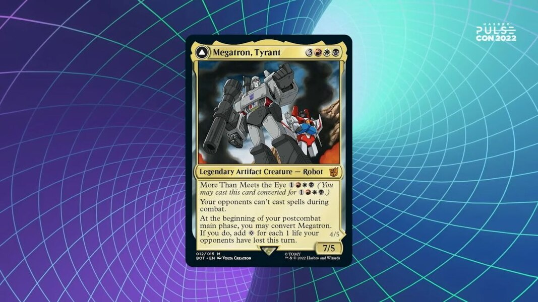 Transformers X Magic The Gathering Megatron Game Card Preview Image  (11 of 23)